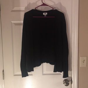 Plus old navy black cardigan short
